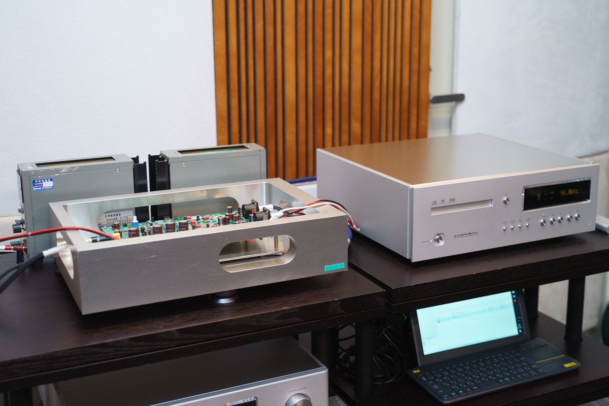 BD34301EKV评估板和 LUXMAN D-10X