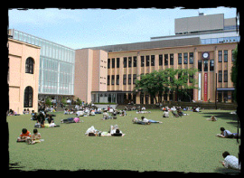 The grounds can also be used for reading manga.