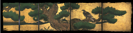Fourth room of the Ohiroma Matsutakazu (pine and eagle illustration)