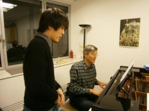 ルチウス先生との授業の様子