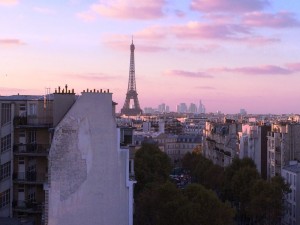 パリの家から見える風景
