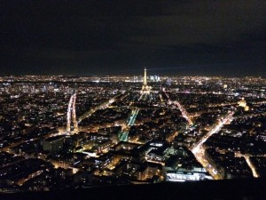 モンパルナスタワーの屋上からの夜景