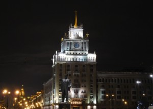 資料調査に訪れたモスクワの凱旋広場の様子
