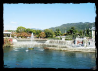琵琶湖疏水記念館前の噴水