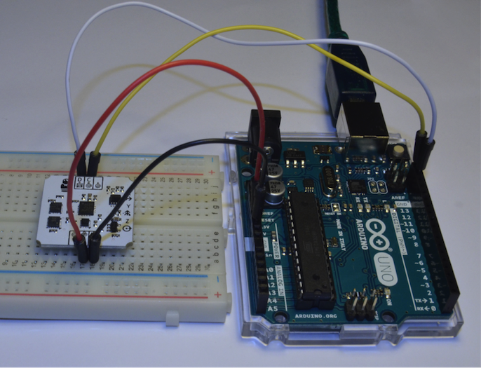 arduino bluetooth gloves sensor connected to the Arduino board