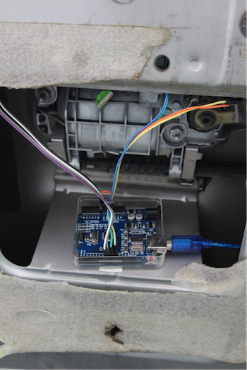 Connecting car sensors