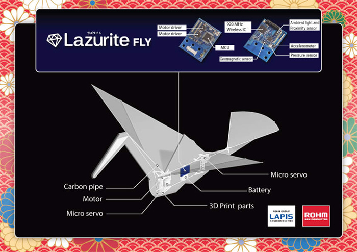 origami crane drone