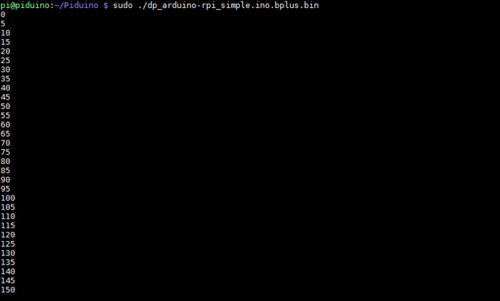 arduino code raspberry pi