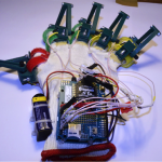 Arduino藍牙手套第二部分-安裝所有零件